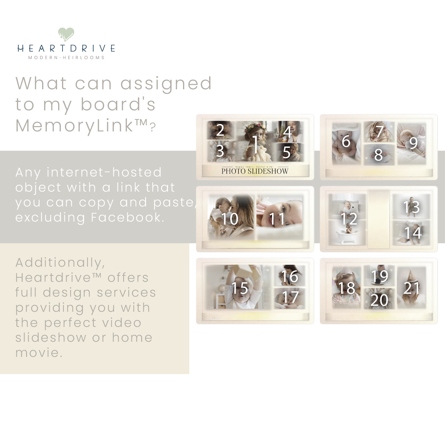 Set of 3 Bamboo Living Memory Boards™