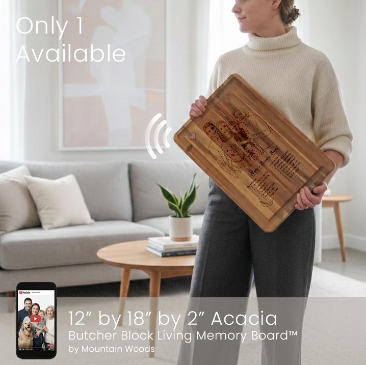 Butcher Block Living Memory Board™